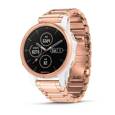 Garmin Fenix 5S - 42 мм SAPPHIRE | White with Rose Gold-tone Metal Band
