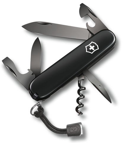 Нож Victorinox Spartan, 91 мм, 12 функций, черный 1.3603.31P от прозводителя Victorinox