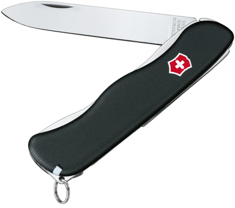 Нож Victorinox Sentinel, 111 мм, 4 функции, с фиксатором лезвия, черный 0.8413.3 от прозводителя Victorinox
