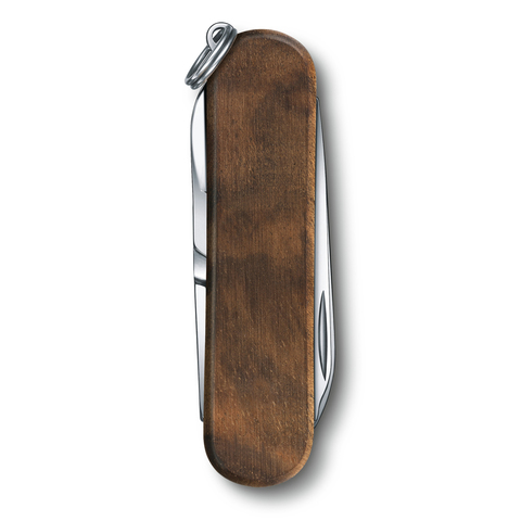 Нож-брелок Victorinox Classic SD, 58 мм, 5 функций, рукоять из орехового дерева 0.6221.63 от прозводителя Victorinox