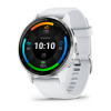 Garmin Venu 3 - 45 мм | Silver stainless steel bezel with whitestone case and silicone band