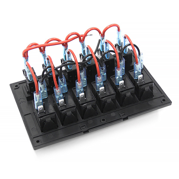 Панель переключателей 6 клавиш с автоматическими выключателями NEKEKE BP06 от прозводителя NEKEKE