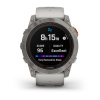 Garmin Fenix 7x Pro - 51 мм SOLAR | SAPPHIRE | Titanium with Fog Gray/Ember Orange Band