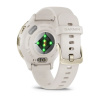 Garmin Venu 3s - 41 мм | Soft gold stainless steel bezel with ivory case and silicone band