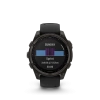 Garmin Fenix 8 - 47 мм SOLAR | SAPPHIRE | Carbon grey DLC titanium with Black/pebble grey silicone band