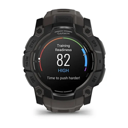 Garmin Instinct 3 - 50 мм AMOLED | Black with Charcoal Band