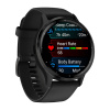 Garmin Venu 3 - 45 мм | Slate stainless steel bezel with black case and silicone band