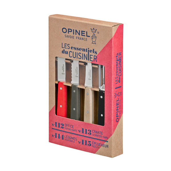 Набор ножей Opinel Les Essentiels Loft, нержавеющая сталь, (4 шт./уп.), 001626 001626 от прозводителя Opinel