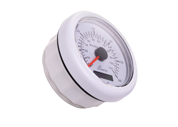 WEMA GPS Speedometer / white / 60 knots 21352118 от прозводителя WEMA