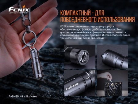 Фонарь Fenix тактический TK16V20 +E02R TK16V20E02R от прозводителя Fenix