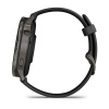 Garmin Venu 4 - 45 мм | Slate with Black Silicone Band