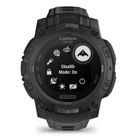 Garmin Instinct 3 - 45 мм SOLAR | Tactical | Black with Black Band