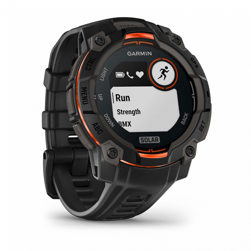 Garmin Instinct 3 - 45 мм SOLAR | Black with black band