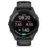 Garmin Forerunner 265 - 46 мм | Black Bezel and Case with Black/Powder Gray Silicone Band